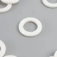 Люверсы для штор, d=3.5/5.5 см, 10 шт., матовые, белые