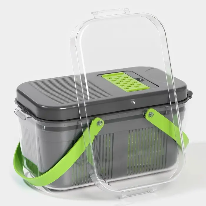 Овощерезка универсальная Chopper, 22 в 1, серая, зелёная