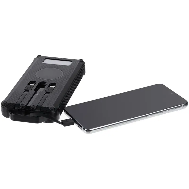 Аккумулятор защищенный Total Control 10000 мАч, черный Аккумулятор защищенный Total Control 10000 мАч, черный