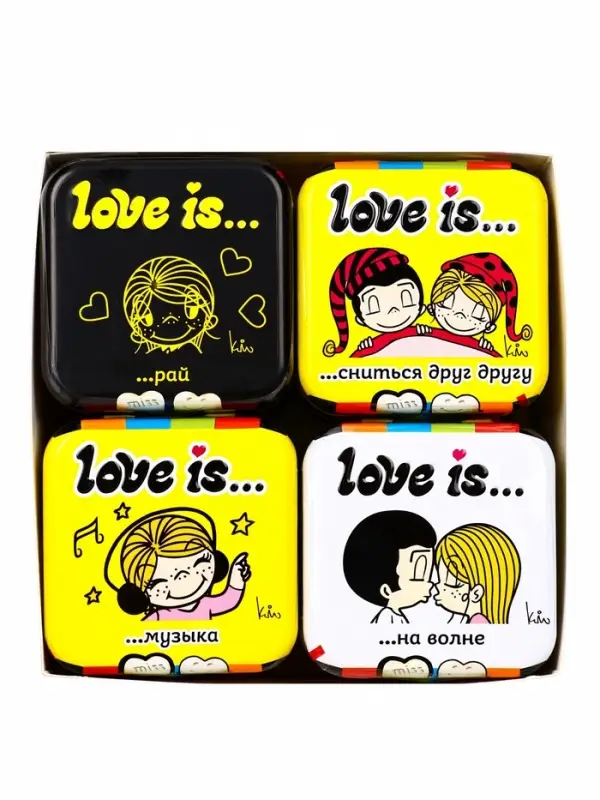 Освежающие конфеты Love is, в форме сердца, со вкусом морской соли и лимона, 20 г