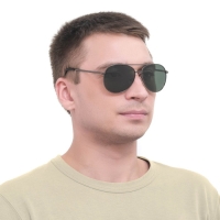 Очки солнцезащитные OneSun, поляризационные, дужка 14 см, ширина 14 см, 5×6 см, черные