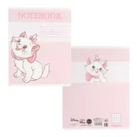 Тетрадь в клетку 18 листов, 5 видов МИКС, обложка мелованный картон, &laquo;Коты аристократы&raquo;