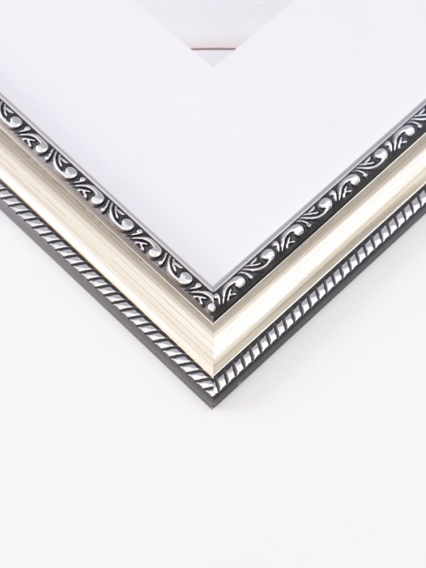 Фоторамка пластик Фоторамка пластик "МИРАМ" 30х30 см, серебряный