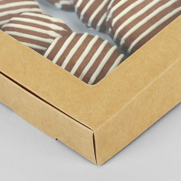 Коробка самосборная бесклеевая, крафт, 21 х 21 х 3 см, набор 5 шт. Коробка самосборная бесклеевая, крафт, 21 х 21 х 3 см, набор 5 шт.