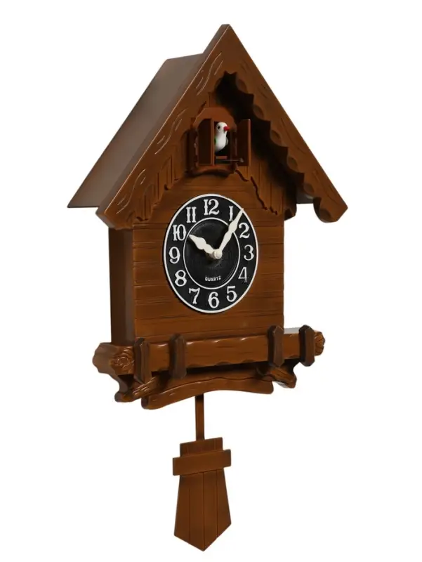 Часы настенные &laquo;Избушка&raquo;, с кукушкой, плавный ход, 52&times;31 см