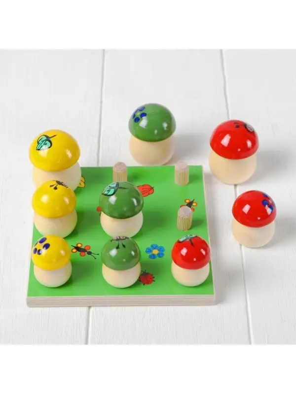 Счётный материал &laquo;Грибочки на полянке&raquo;, набор 9 шт.