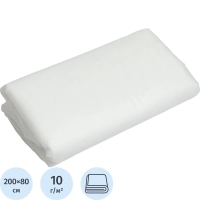 Простыня 80х200, белый (10шт/упак), пл.10, SMS, А3, 13071