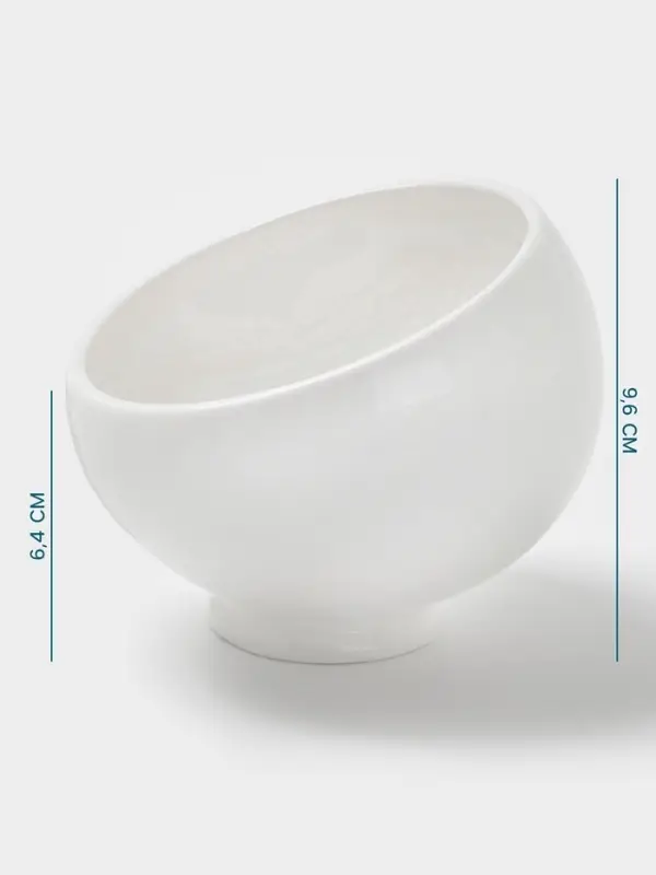 Блюдо Hanna Kn&ouml;vell, 430 мл, h=9.6 см, фарфор, белое