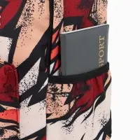 Рюкзак школьный, на молнии, три наружных кармана, с принтом, 30&times;13&times;42 см, разноцветный