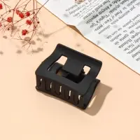 Крабик для волос &laquo;Классик&raquo; прямой, 5.5&times;4.5 см, матовый, чёрный