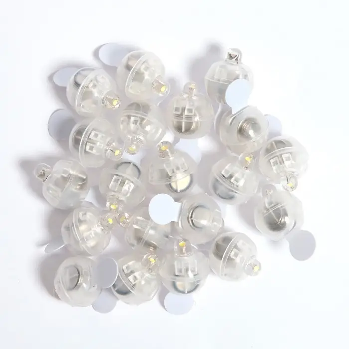 Светодиод для воздушного шара, круглый, цвет жёлтый, пластик Светодиод для воздушного шара, круглый, цвет жёлтый, пластик