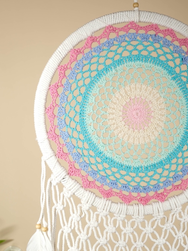 Ловец снов "Спокойные тона" 32х90 см.