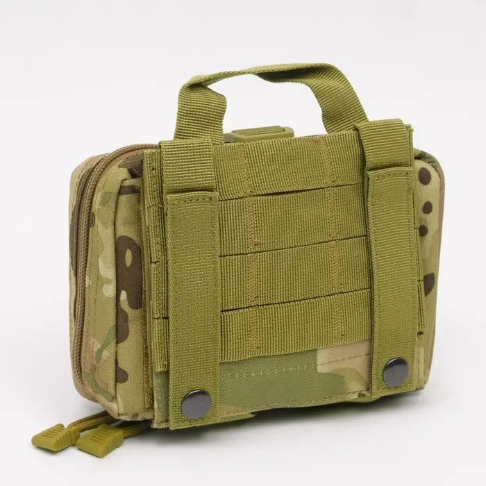 Аптечка тактическая-подсумок, отрывная, камуфляж мультикам, 18&times;13 см, бежевая