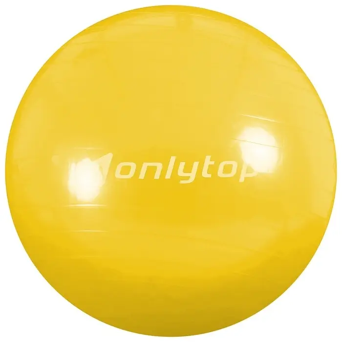 Фитбол ONLYTOP, d=65 см, 900 г, антивзрыв, МИКС
