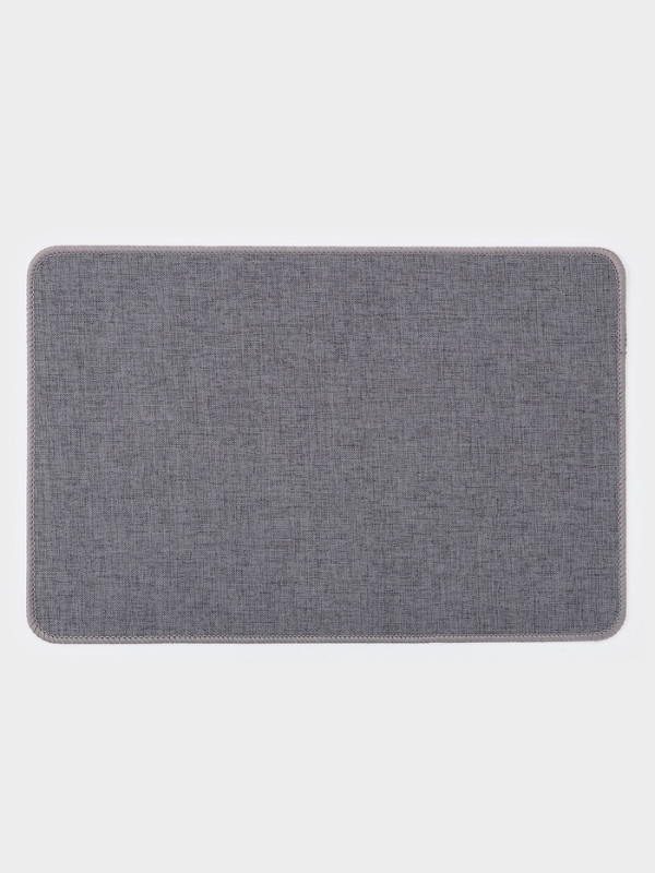 Коврик  Коврик "Grey" влаговпитывающий Доляна, 45х30 см, серый