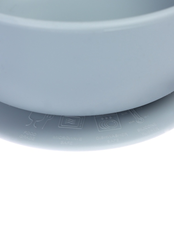 Крошка я, силиконовая миска, серия со слонеком, серый SL-07261