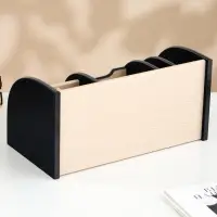 Органайзер 7 секций, 2 выдвижных ящика, венге/дуб молочный, 30&times;16&times;15 см