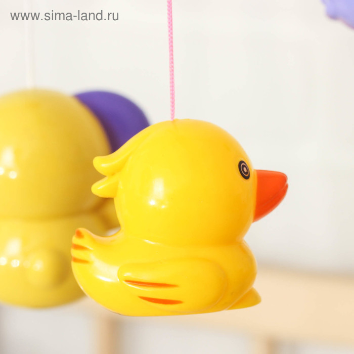 Мобиль музыкальный на кроватку «Домик. Джунгли №2», заводной, Крошка Я Мобиль музыкальный на кроватку «Домик. Джунгли №2», заводной, Крошка Я