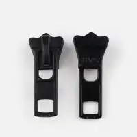 Бегунок для молнии &laquo;Трактор&raquo;, №8, набор 10 шт., чёрный