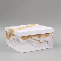 Набор подарочных коробок 10 в 1 &laquo;Золотая коллекция&raquo;, 10.2 &times; 10.2 &times; 6‒28.2 &times; 28.2 &times; 15 см