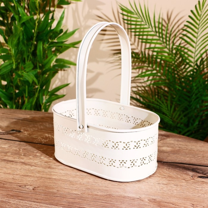 Кашпо  Кашпо "Орзи" металл 22,5х16х27 см