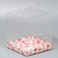 Коробка кондитерская, сундук, упаковка, Only for you my love, 16 х 16 х 18 см