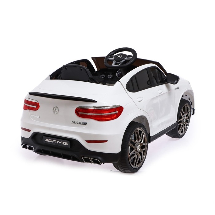 Электромобиль MERCEDES AMG GLC63S COUPE, полный привод 4WD, EVA, кожаное сидение, цвет белый Электромобиль MERCEDES AMG GLC63S COUPE, полный привод 4WD, EVA, кожаное сидение, цвет белый