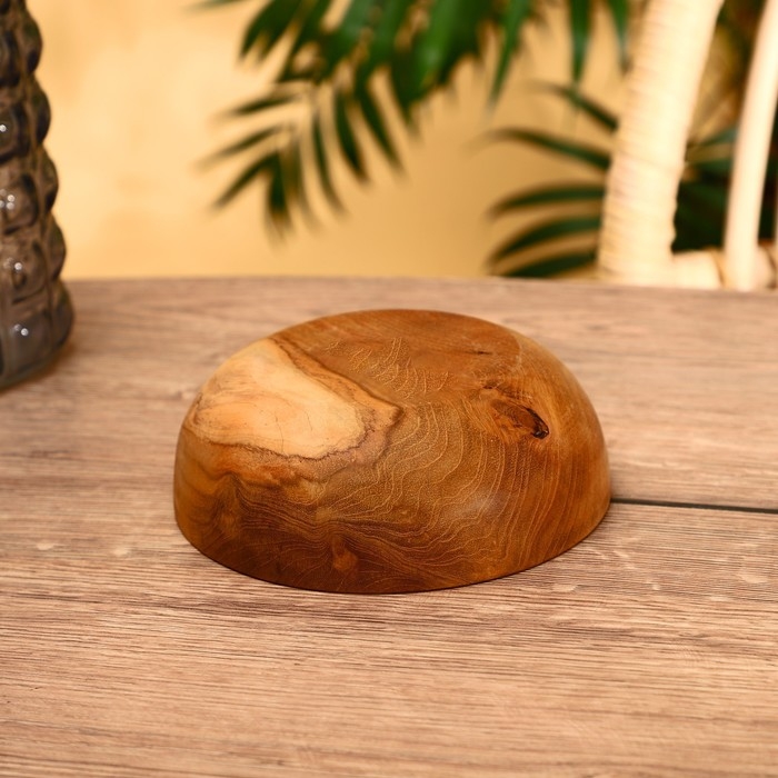 Миска 16х16х6 см, тиковое дерево