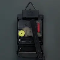 Часы настенные интерьерные, с маятником &laquo;Домик&raquo;, плавный ход, 46&times;72 см, чёрные