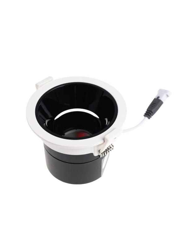 Светильник светодиодный встраиваемый, поворотный, 6Вт, 4000К, с драйвером, D75, черно-белый   107130 Светильник светодиодный встраиваемый, поворотный, 6Вт, 4000К, с драйвером, D75, черно-белый   107130