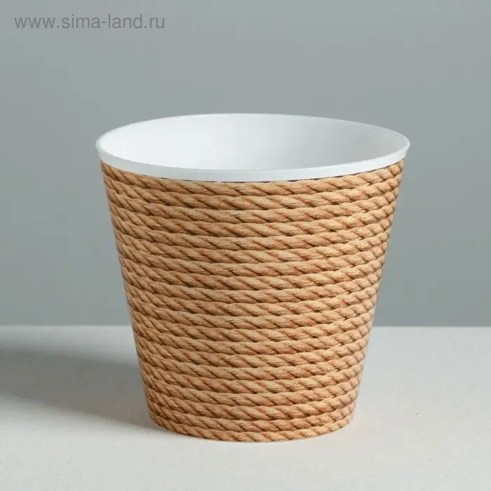 Кашпо «Эко», 0,8 л, 11 х 12 см Кашпо «Эко», 0,8 л, 11 х 12 см