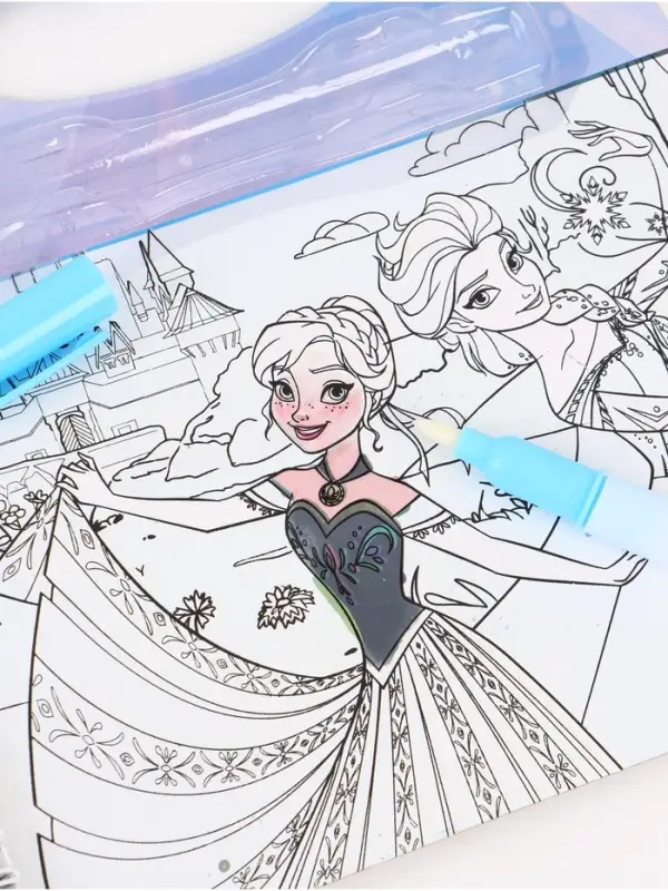 Раскраска водная многоразовая «Добавь воды», с маркером, Холодное сердце Раскраска водная многоразовая «Добавь воды», с маркером, Холодное сердце