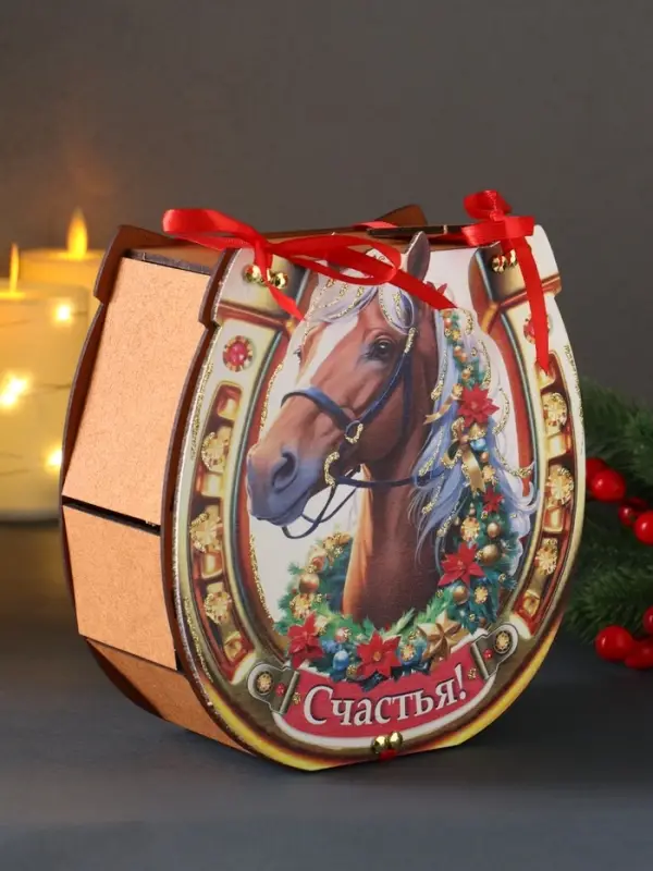 Шкатулка «Подкова», 18×18.5×7 см Шкатулка «Подкова», 18×18.5×7 см