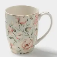 Кружка WY Pink O'hara, 350 мл, фарфор, зелёная
