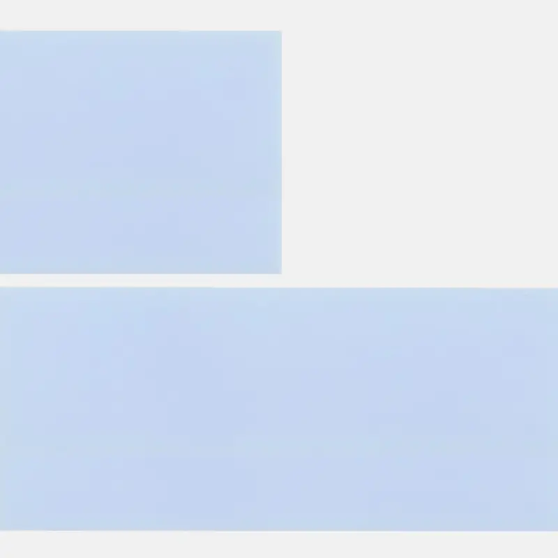 Лента силиконовая Biguna 50 S, прозрачная голубая, 50 см