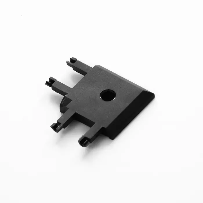 Коннектор угловой SLIM г-образный, 4-жильный, чёрный, 0.7&times;4&times;2 см