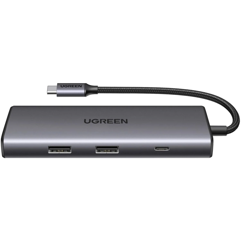Разветвитель USB UGREEN CM498 (15531) USB-C To HDMI+2xUSB A+ USB-C+SD/TF+PD