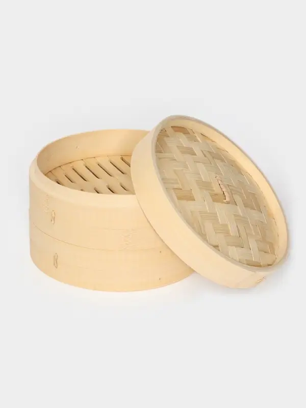 Пароварка Доляна &laquo;Восточная кухня&raquo;, 2 этажа, d=21 см, бамбук