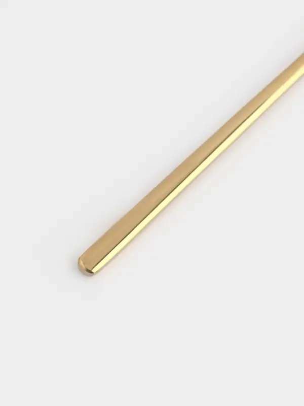 Вилка десертная из нержавеющей стали Magistro Wave, длина 14.7 см, цвет золотой