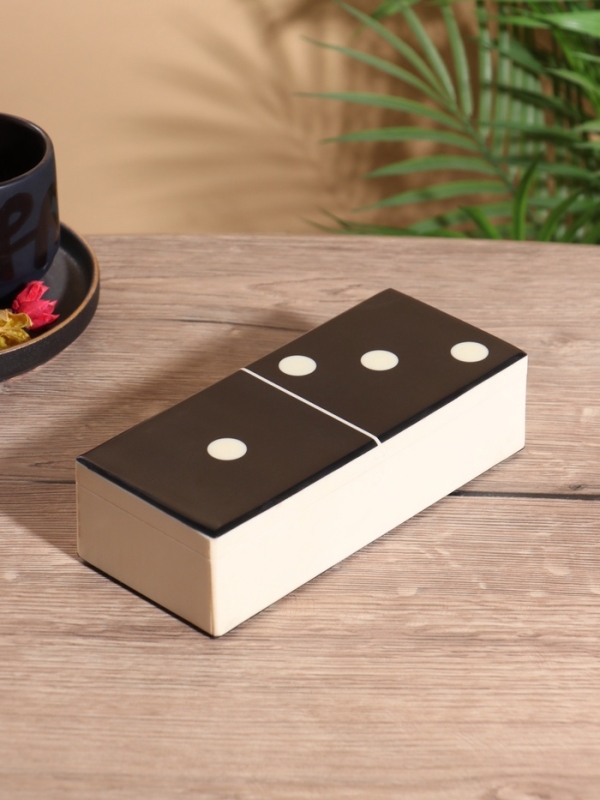 Настольная игра  Настольная игра "Домино" 18,5х7,5х4 см, смола, дерево