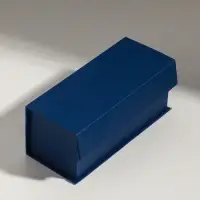 Подсвечник стекло на 1 свечу "Феникс" оранж d=2,2 и 4,2 см 5,5х5,5х16,7 см