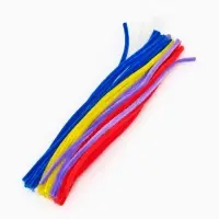 Синельная проволока, набор для творчества из проволоки с ворсом, помпонов и глаз