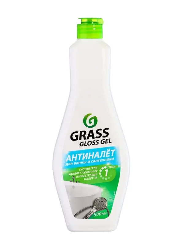 Чистящее средство Grass Gloss Gel, гель, для ванной комнаты, 500 мл