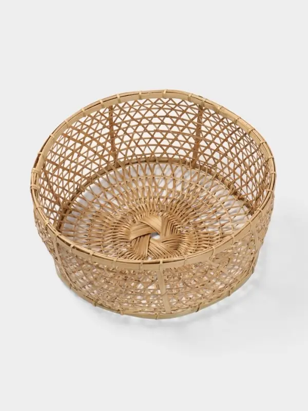 Корзина плетёная &laquo;Клоус&raquo;, 36&times;36&times;14 см, бамбук, светлая