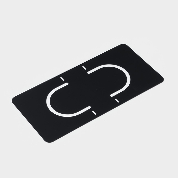 Салфетница Доляна «Трансформер», 10×12 см, чёрная Салфетница Доляна «Трансформер», 10×12 см, чёрная