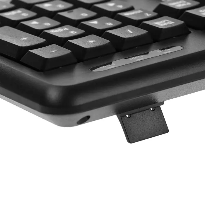 Клавиатура компьютерная Sima-Land SL-01, проводная, мембранная, 104 клавиши, USB, 1.5 м, черная