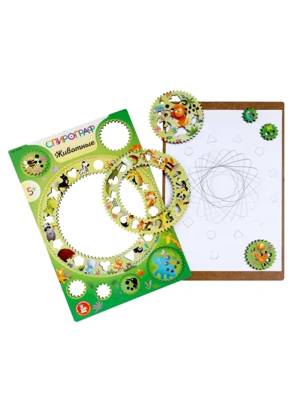 Игра развивающая Спирограф "Животные" 05905