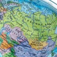 Глобус политический &laquo;Классик Евро&raquo;, диаметр 150 мм, с подсветкой