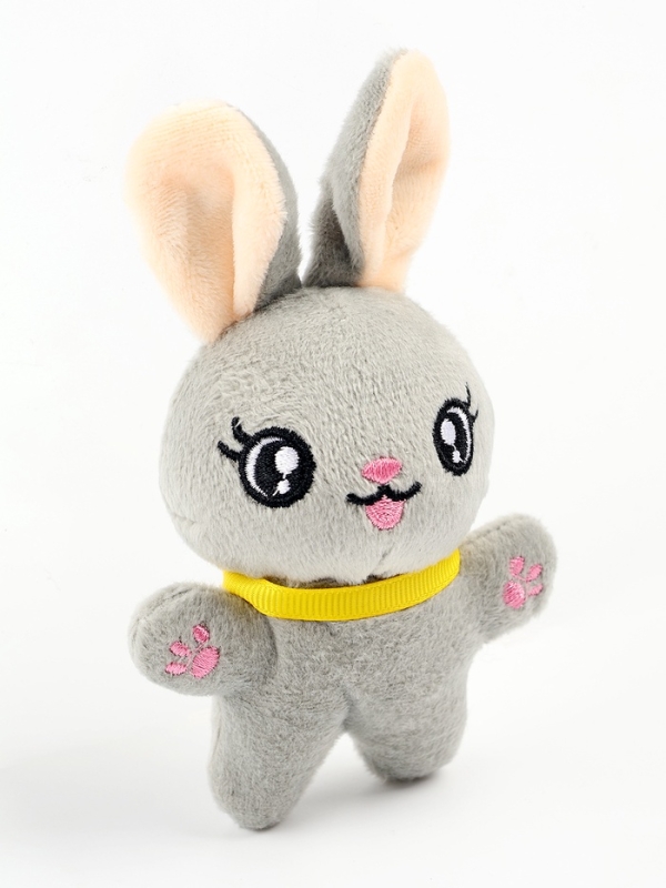 Мягкая игрушка   Мягкая игрушка  "Заяц", цвет серый, 10х7х5 см