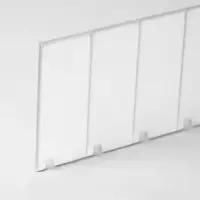 Пластиковый обламывающийся разделитель c передним ограничителем 6 см, 18.5-38.5&times;3.5&times;6 см